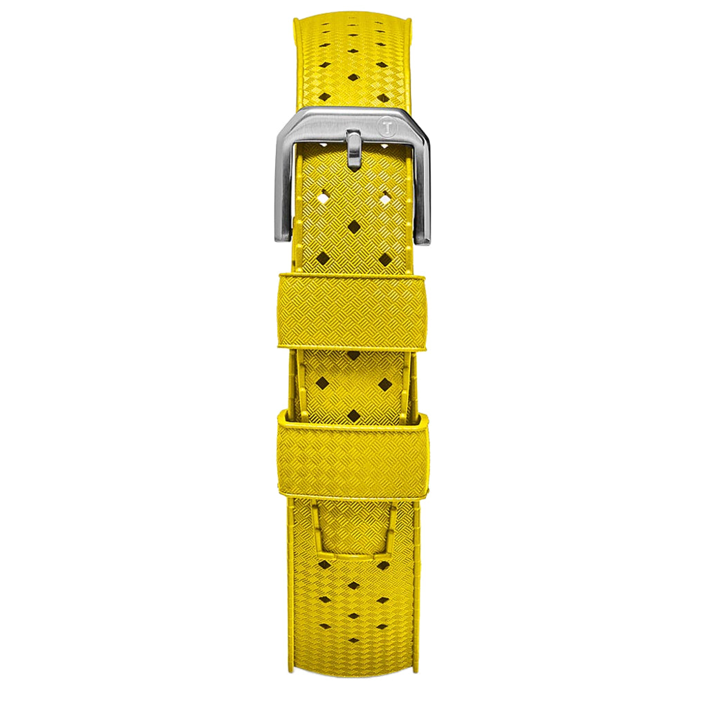 TROPIC Poseidon Yellow Rubber Watch Strap | Holben's