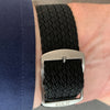 EULIT Perlon Atlantic Black Watch Strap - Holben's Fine Watch Bands