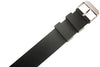 Bonetto Cinturini 298 Black Rubber Watch Strap - Holben's Fine Watch Bands