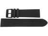 Bonetto Cinturini 315 Black Rubber Watch Strap - Holben's Fine Watch Bands