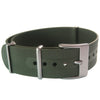 Bonetto Cinturini 328 Green Rubber Watch Strap - Holben's Fine Watch Bands