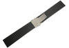 Bonetto Cinturini 400 CT Black Rubber Watch Strap- Holben's Fine Watch Bands