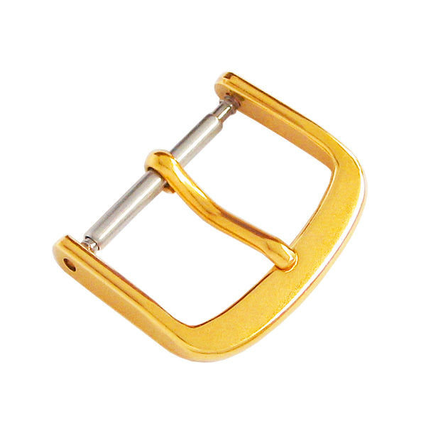 Gold Stainless Steel Buckle | Holben's Fine Watch Bands