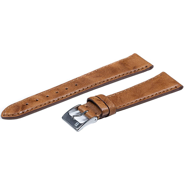 Genuine Leather Bund Strap 18mm 20mm 22mm Watch Strap Handmade Vintage  Military Style Mens Leather Watch Cuff Band -  Canada