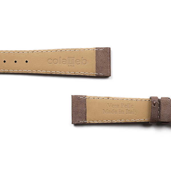 ColaReb Bologna Brown Sheepskin Leather Watch Strap - Holben's Fine Watch Bands