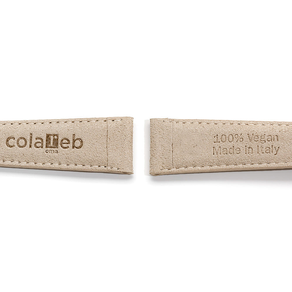 ColaReb EcoSuede Sand Vegan Watch Strap - Holben's Fine Watch Bands
