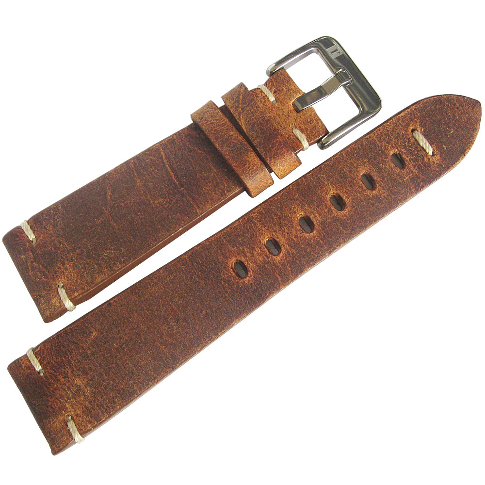 ColaReb Firenze Rust Leather Watch Strap - Holben's Fine Watch Bands