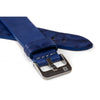 ColaReb Matera Blue Sheepskin Leather Watch Strap - Holben's Fine Watch Bands
