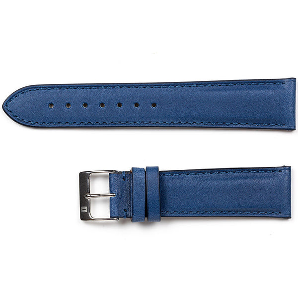 ColaReb Napoli Blue Leather Watch Strap - Holben's Fine Watch Bands