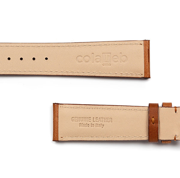 ColaReb Napoli Tan Leather Watch Strap - Holben's Fine Watch Bands