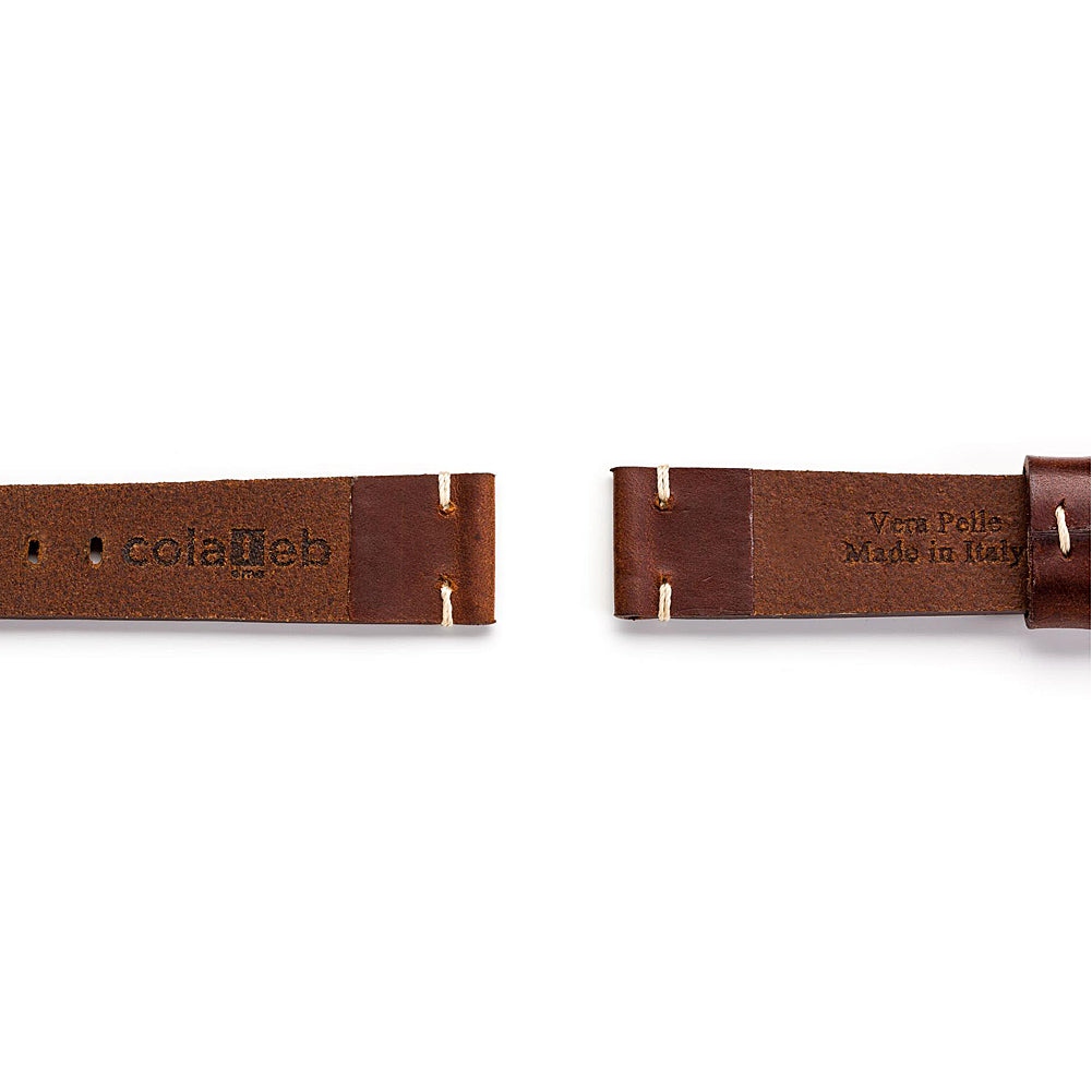 ColaReb Siena Brown Leather Watch Strap - Holben's Fine Watch Bands