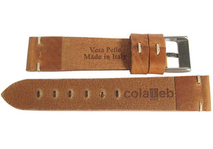 Siena Brown Leather Watch Strap