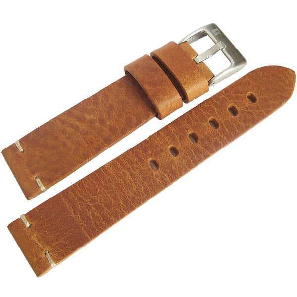 ColaReb Siena Tan Leather Watch Strap - Holben's Fine Watch Bands