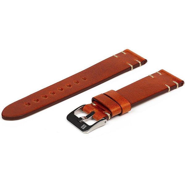 ColaReb Leather Watch Strap Siracusa Rust-Holben's Fine Watch Bands