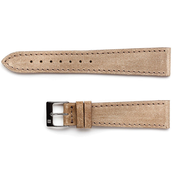 ColaReb Spoleto Stitching Swamp Leather Watch Strap - Holben's Fine Watch Bands