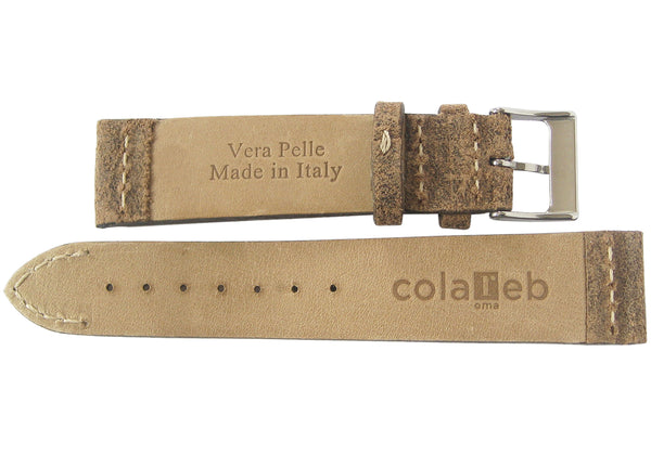 ColaReb Spoleto Swamp Leather Watch Strap-Holben's Fine Watch Bands