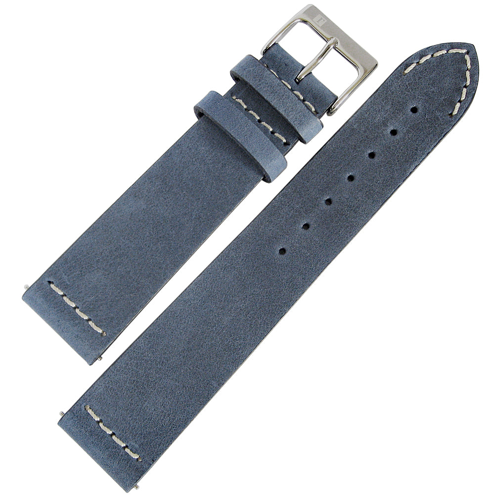 ColaReb Venezia Blue Leather Watch Strap - Holben's Fine Watch Bands