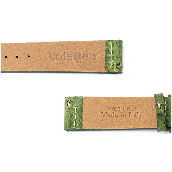 ColaReb Venezia Green Leather Watch Strap | Holben's