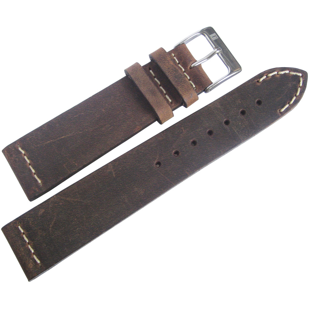 ColaReb Venezia Dark Brown Leather Watch Strap | Holben's