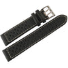 Di-Modell Rallye Black Contrast Leather Watch Strap-Holben's Fine Watch Bands