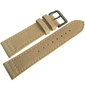 EULIT Canvas Black Watch Band Strap