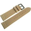 EULIT Canvas Tan Watch Strap - Holben's Fine Watch Bands