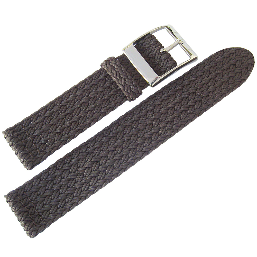 EULIT Perlon Palma Pacific Brown Watch Strap - Holben's Fine Watch Bands