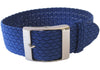 EULIT Perlon Palma Royal Blue Watch Strap - Holben's Fine Watch Bands