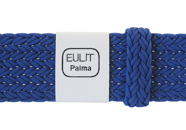 EULIT Perlon Palma Royal Blue Watch Strap - Holben's Fine Watch Bands