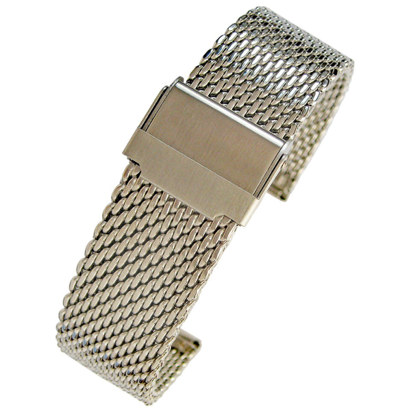 Eulit Stalux Mesh Stainless Steel Watch Bracelet-Holben's Fine Watch Bands
