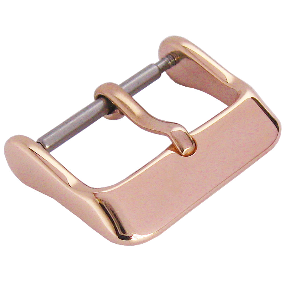 Rose gold stainless steel buckle - Holben's Fine Watch Bands
