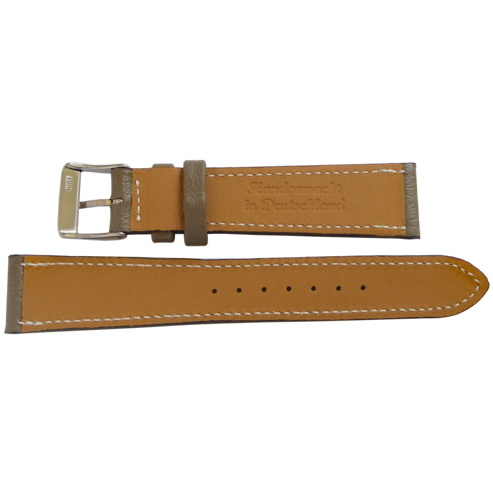 Fluco Biarritz Taupe Goatskin Leather Watch Strap - Holben's Fine Watch Bands