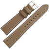 Fluco Biarritz Taupe Goatskin Leather Watch Strap - Holben's Fine Watch Bands
