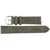 Fluco Canvas Grey Vegan Watch Strap | Holben's Fine Watch Bands