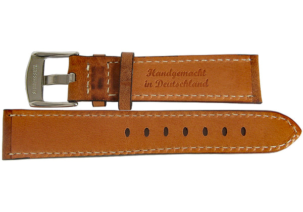 Fluco Casablanca Whiskey Leather Watch Strap - Holben's Fine Watch Bands