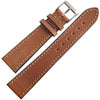 Fluco Chicago Horween Shell Cordovan Whiskey Flat Leather Watch Strap | Holben's