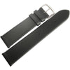 Fluco Consul Smooth Leather Watch Strap Black-Holben's Fine Watch Bands