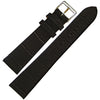 Fluco Dakkar Black Crocodile-Grain Nubuck Leather Watch Strap | Holben's
