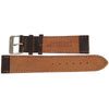 Fluco Horween Shell Cordovan Leather Watch Strap Flat Brown-Holben's Fine Watch Bands