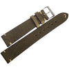 Fluco Hunter Olive Green Leather Watch Strap-Holben's Fine Watch Bands