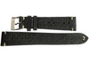 Fluco Hunter Racing Black Leather Watch Strap-Holben's Fine Watch Bands