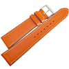 Fluco Biarritz Goatskin Leather Watch Strap Orange-Holben's Fine Watch Bands