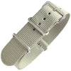 Fluco Two-Piece Grey Nylon Watch Strap | Holben's