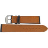 Fluco Nautilus Black Leather Watch Strap - Holben's Fine Watch Bands