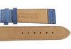 Fluco Nizza Azure Blue Suede Leather Watch Strap - Holben's Fine Watch Bands