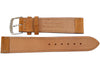 Fluco Nizza Cognac Suede Leather Watch Strap - Holben's Fine Watch Bands