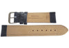 Fluco Record Buffalo-Grain Leather Watch Strap Blue-Holben's Fine Watch Bands