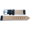 Fluco Snow Calf Black Leather Watch Strap-Holben's Fine Watch Bands