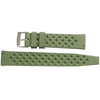 Fluco Tropical Green FKM Rubber Watch Strap | Holben's