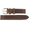 Hadley-Roma MS2040 Vegetable-Tanned Leather Watch Strap Brown-Holben's Fine Watch Bands